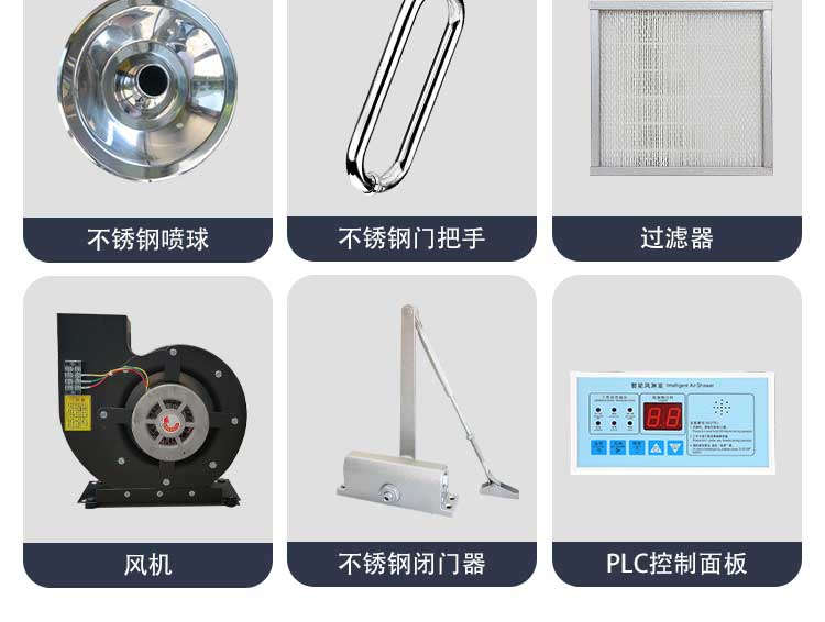 風(fēng)淋室塑膠鍍鉻噴嘴